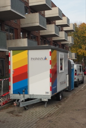 De schilderskeet van Pasman van buiten gezien